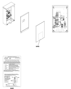 Decals Group - Ats Informational Diagram and Parts List for 071100-00  Briggs and Stratton Generator